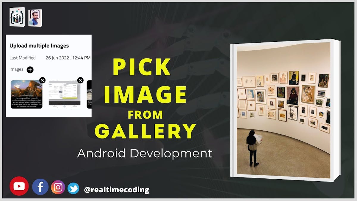 Pick Image from Gallery  | Gallery | Image | Pick | Camera | Android | Kotlin